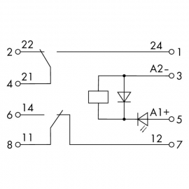 WAGO | 2042-3044 | REL DC 24V