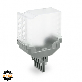 EMPTY COMPONENT PLUG HOUSING 10-POLE TRANSPARENT HOUSING