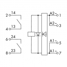 WAGO | 2042-3819 | REL AC/DC 24-230V