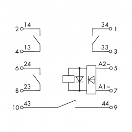 WAGO | 2042-3829 | REL AC/DC 24-230V