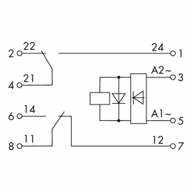 WAGO | 2042-3849 | REL AC/DC 24-230V