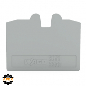 WAGO | 2050-1291 | END AND INTERMEDIATE PLATE 1.1 MM THICK,