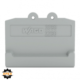 WAGO | 2050-391 | END PLATE FOR TBS WITH SNAP-IN MOUNTING FO