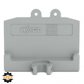 WAGO | 2052-381 | END PLATE GRAY