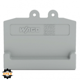 WAGO | 2052-391 | END PLATE GRAY