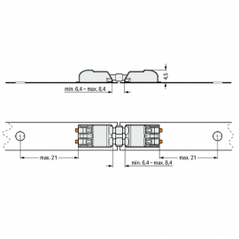 WAGO | 2060-952/030-000 | BOARD-TO-BOARD LINK; PIN SPACING 4