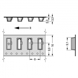 WAGO | 2065-100/998-403 | SMD PCB TERMINAL BLOCK; PUSH-BUTTO