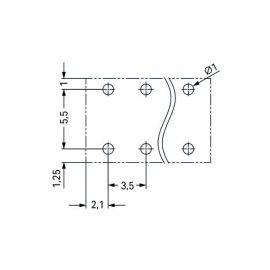 WAGO | 2086-1103/300-000 | THR PCB TERMINAL BLOCK, PUSH-BUTT