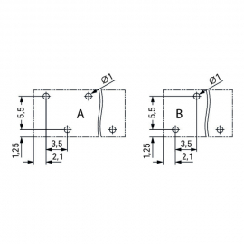 WAGO | 2086-1124 | THR PCB TERMINAL BLOCK, PUSH-BUTTON 1.5 M