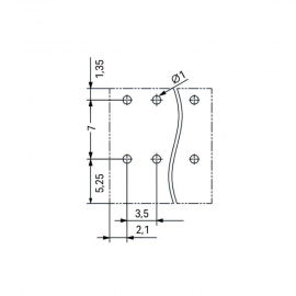 WAGO | 2086-1202 | THR PCB TERMINAL BLOCK PUSH-BUTTON 1.5 MM