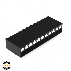 WAGO | 2086-1211 | THR PCB TERMINAL BLOCK, PUSH-BUTTON 1.5 M