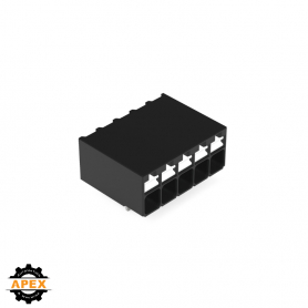 WAGO | 2086-1225 | THR PCB TERMINAL BLOCK, PUSH-BUTTON 1.5 M