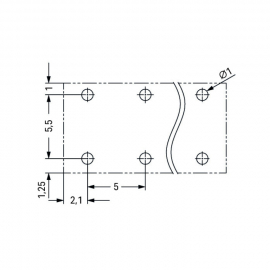 WAGO | 2086-3102 | THR PCB TERMINAL BLOCK, PUSH-BUTTON 1.5 M