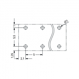 WAGO | 2086-3104 | THR PCB TERMINAL BLOCK, PUSH-BUTTON 1.5 M