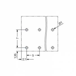 WAGO | 2086-3202 | THR PCB TERMINAL BLOCK, PUSH-BUTTON 1.5 M