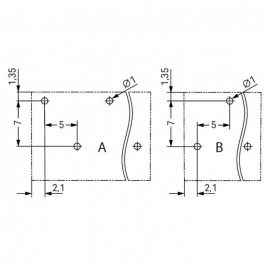 WAGO | 2086-3222 | THR PCB TERMINAL BLOCK, PUSH-BUTTON 1.5 M