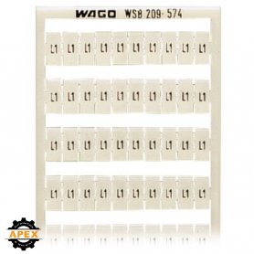 WAGO | 209-574 | WSB MARKING CARD; AS CARD; MARKED; L1 (100X