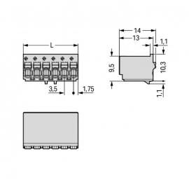 WAGO | 2091-1122 | 1-CONDUCTOR FEMALE PLUG; 1.5 MM²; PIN SPA