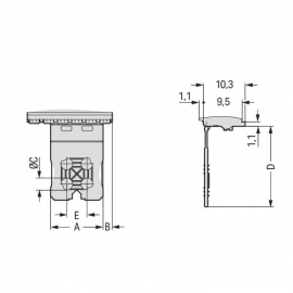 WAGO | 2091-1152 | 1-CONDUCTOR THT FEMALE HEADER; 1.0 MM Ø S