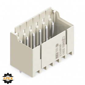 WAGO | 2091-1408 | THT MALE HEADER; 1.0 MM Ø SOLDER PIN; STR