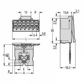 WAGO | 2092-1502/002-000 | 1-CONDUCTOR MALE CONNECTOR; GRIPP