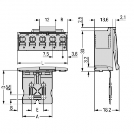 WAGO | 2092-3502/002-000 | 1-CONDUCTOR MALE CONNECTOR; GRIPP