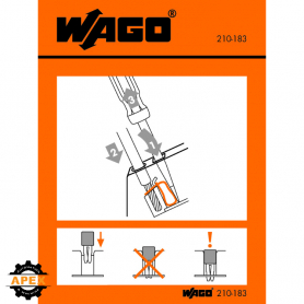WAGO | 210-183 | STICKERS FOR OPERATING INSTRUCTIONS; FOR FR