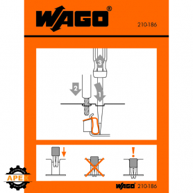 WAGO | 210-186 | STICKERS FOR OPERATING INSTRUCTIONS; FOR FR