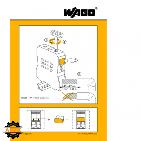 WAGO | 210-400/000-003 | STICKERS FOR OPERATING INSTRUCTIONS