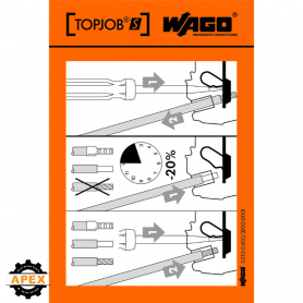 WAGO | 210-400/2000-001 | STICKERS FOR OPERATING INSTRUCTION