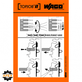 WAGO | 210-400/2000-002 | STICKERS FOR OPERATING INSTRUCTION