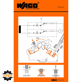 WAGO | 210-414 | STICKERS FOR OPERATING INSTRUCTIONS