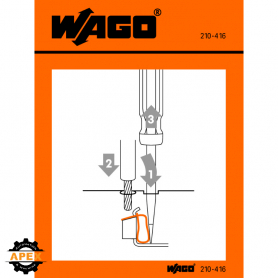 WAGO | 210-416 | STICKERS FOR OPERATING INSTRUCTIONS; FOR CA