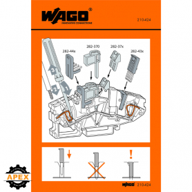 WAGO | 210-424 | STICKERS FOR OPERATING INSTRUCTIONS