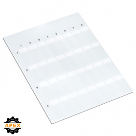 SELF-LAMINATING LABELS; WHITE