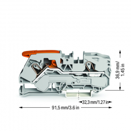 WAGO | 2116-1201 | 2-CONDUCTOR THROUGH TERMINAL BLOCK; WITH