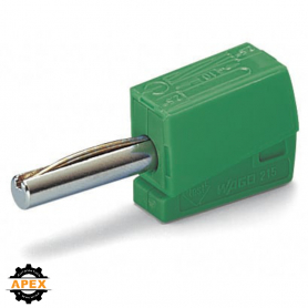WAGO | 215-411 | BANANA PLUG; FOR SOCKET 4 MM Ø; 2,50 MM²; G