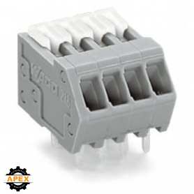 WAGO | 218-107 | PCB TERMINAL BLOCK; LOCKING SLIDES; 0.5 MM²