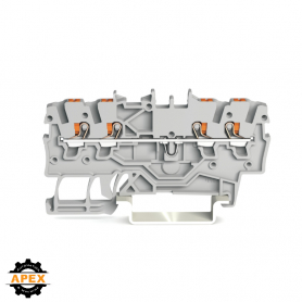 WAGO | 2200-1401 | 4-CONDUCTOR THROUGH TERMINAL BLOCK; WITH