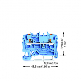 WAGO | 2202-1204 | 2-CONDUCTOR THROUGH TERMINAL BLOCK; WITH