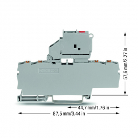 WAGO | 2202-1811/1000-541 | 4-CONDUCTOR FUSE TERMINAL BLOCK