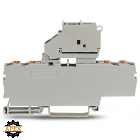 WAGO | 2202-1812 | 4-CONDUCTOR FUSE TERMINAL BLOCK WITH PIVO