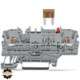 WAGO | 2202-1981/1000-449 | 2-CONDUCTOR FUSE TERMINAL BLOCK;