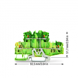 WAGO | 2202-2707 | DOUBLE-DECK TERMINAL BLOCK; WITH PUSH-BUT