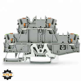 WAGO | 2202-2727 | DOUBLE-DECK TERMINAL BLOCK; WITH PUSH-BUT