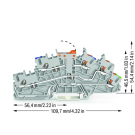 WAGO | 2203-6541 | MULTI-LEVEL INSTALLATION TERMINAL BLOCK