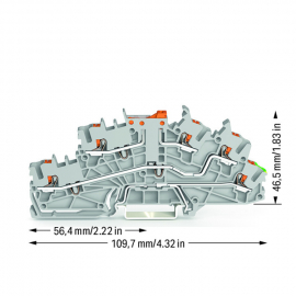 WAGO | 2203-6644 | MULTI-LEVEL INSTALLATION TERMINAL BLOCK