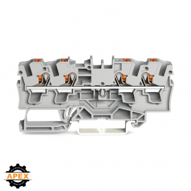 WAGO | 2204-1401 | 4-CONDUCTOR THROUGH TERMINAL BLOCK; WITH