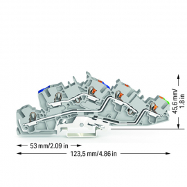 WAGO | 2205-7546 | MULTILEVEL INSTALLATION TB WITH OPERATING