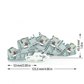 WAGO | 2205-7645 | MULTILEVEL INSTALLATION TB WITH PUSH-BUTT